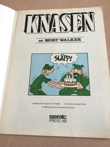 Knasen Serietidning 1986