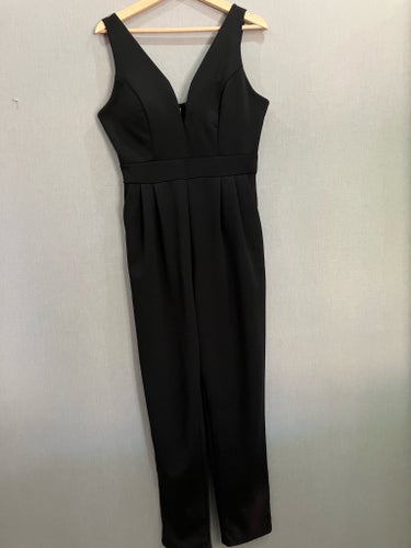 Wal G svart jumpsuit, storlek XL/16 = L