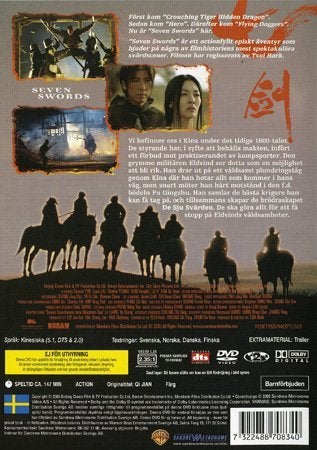 NY DVD: Seven Swords (Inplastad)