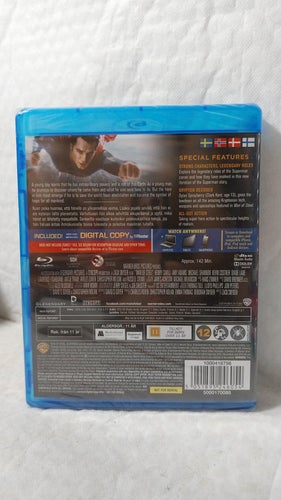 Man Of Steel Blu-ray Oöppnad & Inplastad