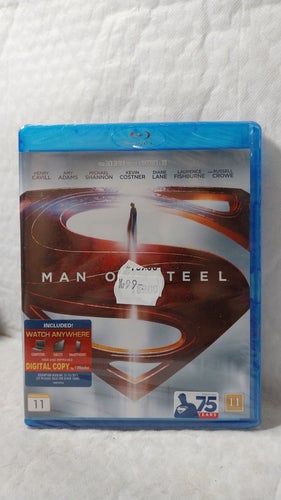 Man Of Steel Blu-ray Oöppnad & Inplastad