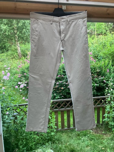 Dressmann beiga chinos, storlek 34/32
