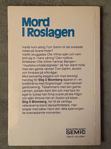 Köp nu! - Mord i Roslagen av Stig O Blomberg