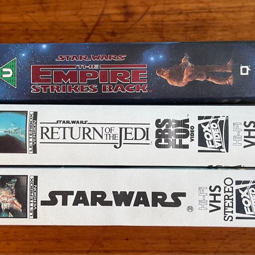Star Wars VHS Special Widescreen Edition - A New Hope, Return of the Jedi,