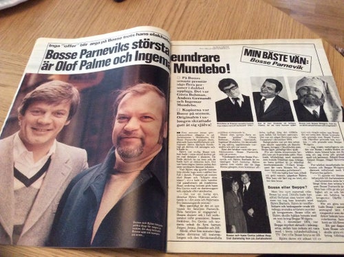 Saxons Nr 22 1979 Bosse Parnevik,Björn Barlach,Tore Cervin Malmö FF,Crowford