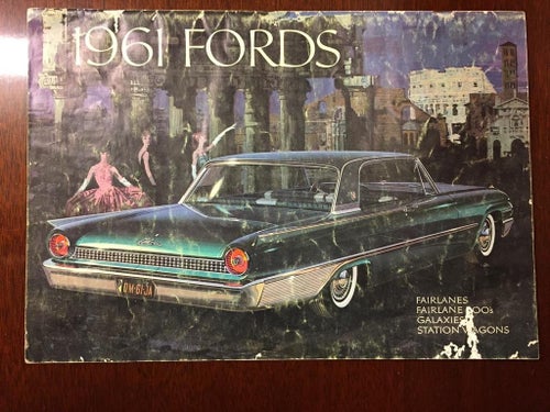 Försäljningsbroschyr Ford Fullsize 1961