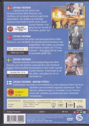 DVD / Crying Freeman / Mark Dacascos, Julie Condra / Fint skick