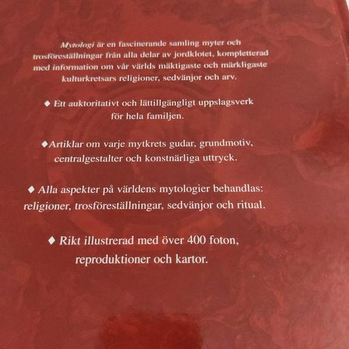 Mytologi - gudar, hjältar, myter (inb) rikt illustrerad