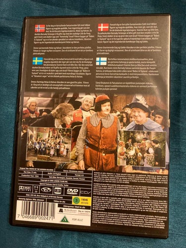 MARCH OF THE WOODEN SOLDIERS - LAUREL & HARDY (HELAN & HALVAN) DVD SVENSK TEXT