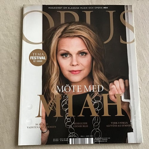 OPUS NR 54 MUSIK OCH OPERA MIAH PERSSON,HUGO ALFVENS HANNA HÖGLUND