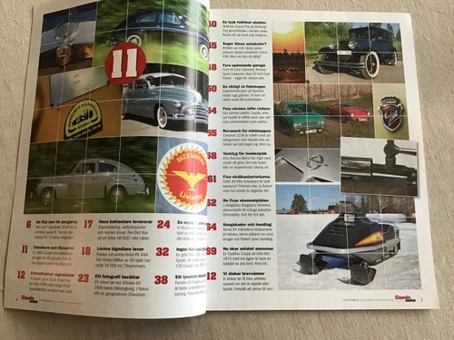 CLASSIC MOTOR NR 11 2020 NASH,BUICK,VOLVO PV,FIAT,SNÖSKOTER SINUS,CRESCENT LM 16