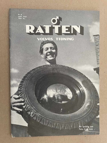 VOLVO Tidning Ratten 1945 Nr. 8