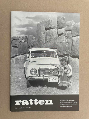 VOLVO Tidning Ratten 1958 Nr. 4