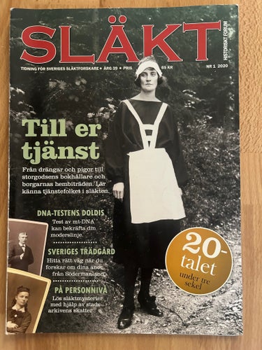 Släkt Historiskt Forum - Årgång 2020 - Nr. 1-5