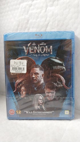 Venom: Let There Be Carnage Blu-ray Oöppnad & Inplastad