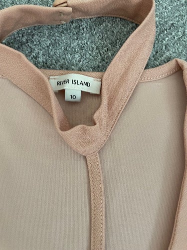 River Island rosa klänning, storlek 36