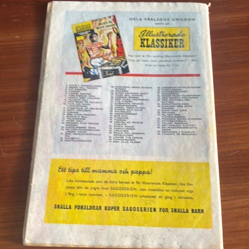 Illustrerade Klassiker Det farliga slottet Walter Scott 1963