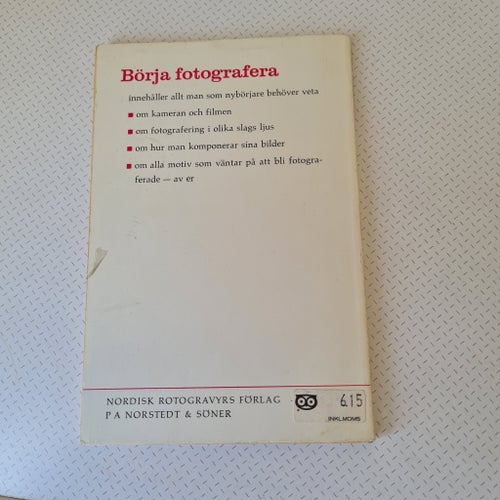 Börja fotografera Lilla fotobiblioteket av Rune Jonsson