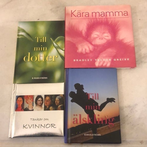 Bokpaket: Kärleksteman - "Till min dotter", "Kära mamma", "Till min älskling",