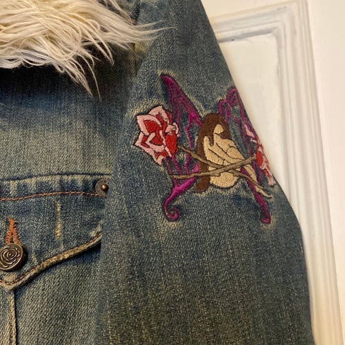 Odd Molly blå jeansjacka, storl. S