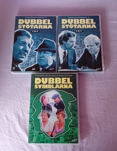 DVD-Serier Dubbelstötarna/Dubbelsvindlarna.
