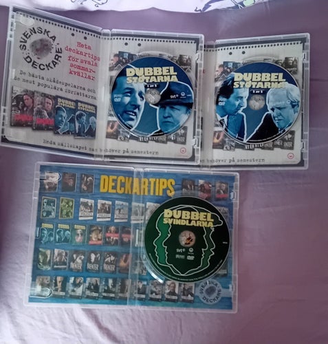 DVD-Serier Dubbelstötarna/Dubbelsvindlarna.