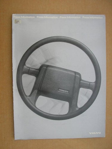 VOLVO Pressinformation 240 340 360 740 760 1985 års modeller