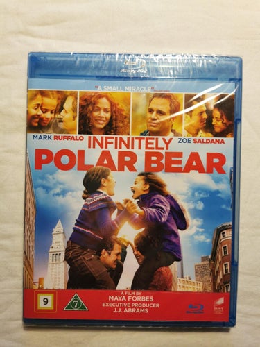Bluray-film: Infinitely Polar Bear (Mark Ruffalo, Zoe Saldana) (NY, INPLASTAD!)