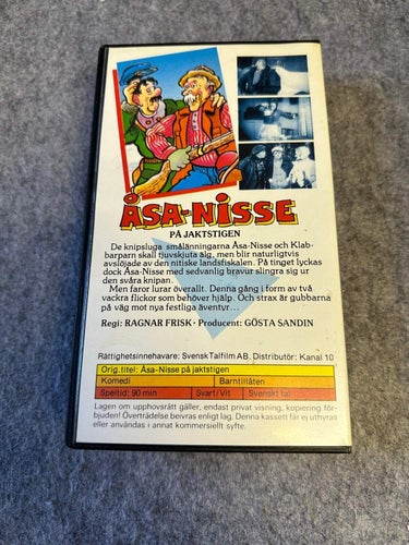Åsa Nisse på jaktstigen - VHS