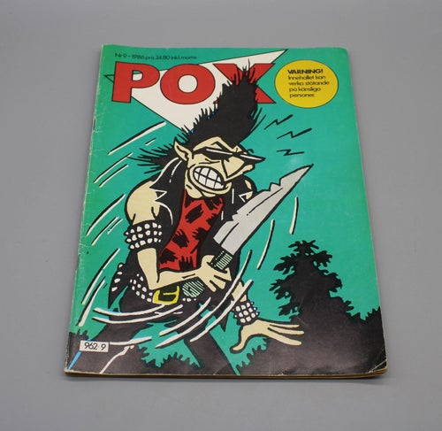 Serietidning - POX - Nr 9 - 1986