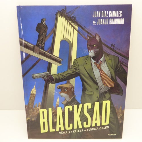 Blacksad Nr 1 När allt faller första delen 2021 Hårdpärm Cobolt Nyskick