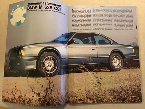AUTOMOBIL NR 2 1985 MASERATI 228,PORSCHE 959,BMW M635,PEUGEOT QUASAR,LOTUS
