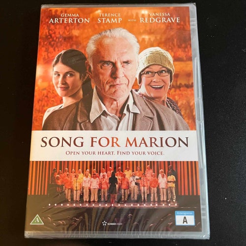 SONG FOR MARION. KOMEDI / DRAMA -12. INPLASTAD DVD