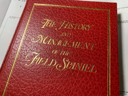 The history and management of the field spaniel peggy grayson hunduppfödning 1a