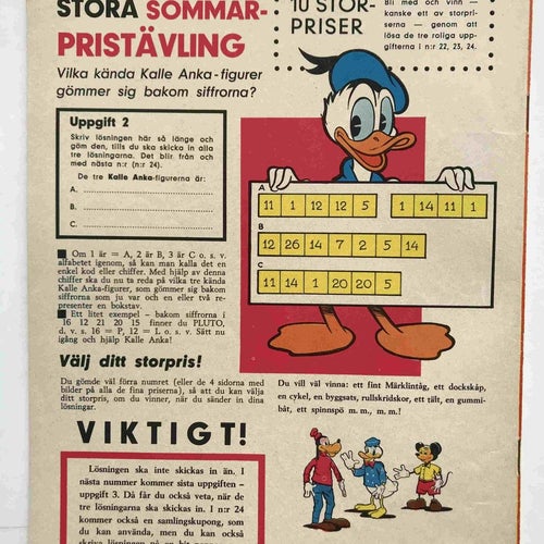 Kalle Anka - 1962:23 FN-VF