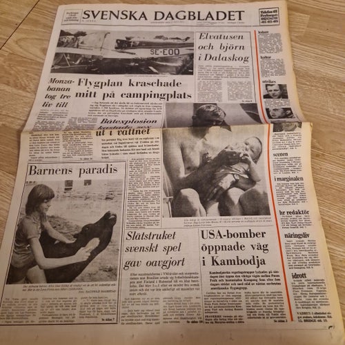 Svenska Dagbladet 9 juli 1973