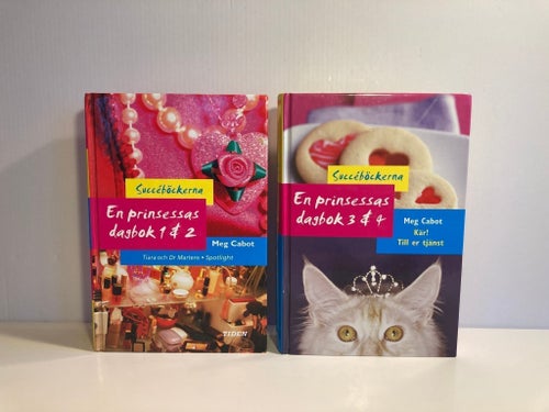 En Prinsessas Dagbok 1-4 - Meg Cabot - Inbundna - Dubbelvolymer