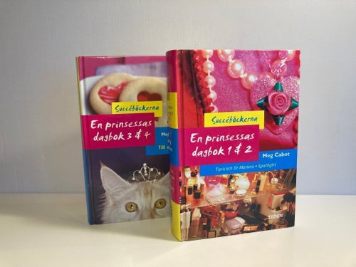 En Prinsessas Dagbok 1-4 - Meg Cabot - Inbundna - Dubbelvolymer