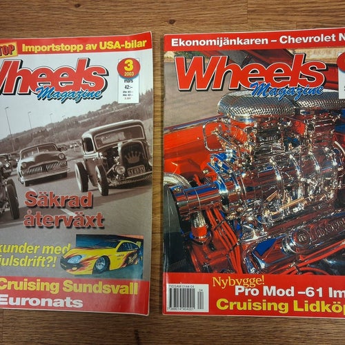 Wheels Magazine tidningar Nr 3 och 4 2003