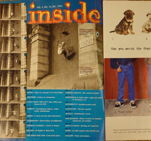Slap Magazine - Skateboard - Skate - Decemberl 1995 - Vol.4, No.12 - Vintage