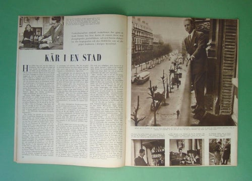 Vecko-Journalen 1951-50. Gunnel Boström på framsidan.