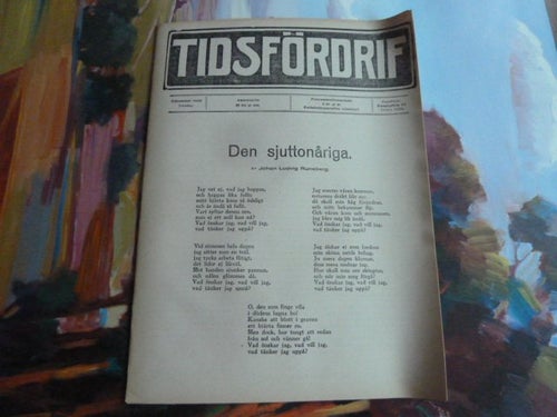 TIDSFÖRDRIF, 1914, DEN SJUTTONÅRIGA, TIDNING