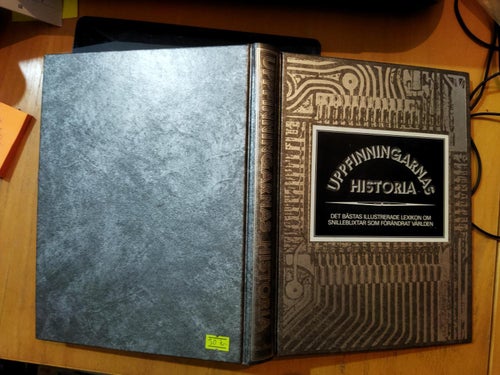 Uppfinningarnas historia illustrerade lexikon. Bok, inbunden. Very Fine plus