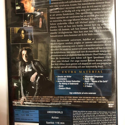 DVD Underworld INPLASTAD