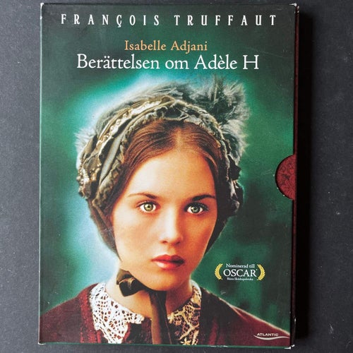 BERÄTTELSEN OM ADÈLE H. TRUFFAUT. ISABELLE ADJANI. DVD DRAMA FR. -11. DIGIPACK