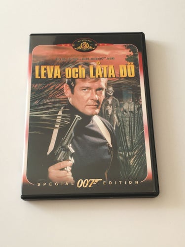 James Bond - Leva och låta dö (Roger Moore, 1973). Beg. DVD