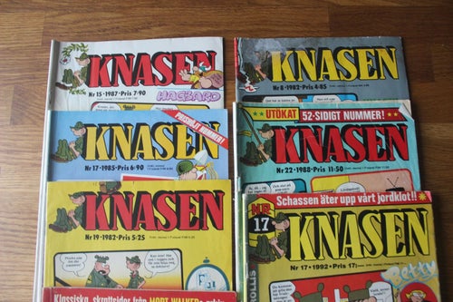 Blandat Knasen 8 st 1982 - 1992