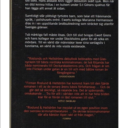 FLICKAN UNDER GATAN - Roslund & Hellström (2008)