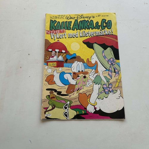 KALLE ANKA & CO. NUMMER 27 1987.