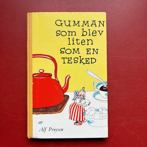 4 böcker med TESKEDSGUMMAN Alf Prøysen